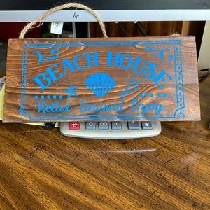 New Beach House wall hanging